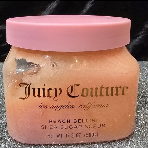 Juicy Couture Peach Bellini Shea Sugar Scrub - Picture 3 of 4